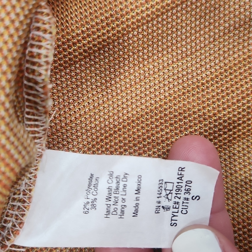 Anthropologie Neutral Striped Halter Tank Top - Picture 4 of 8